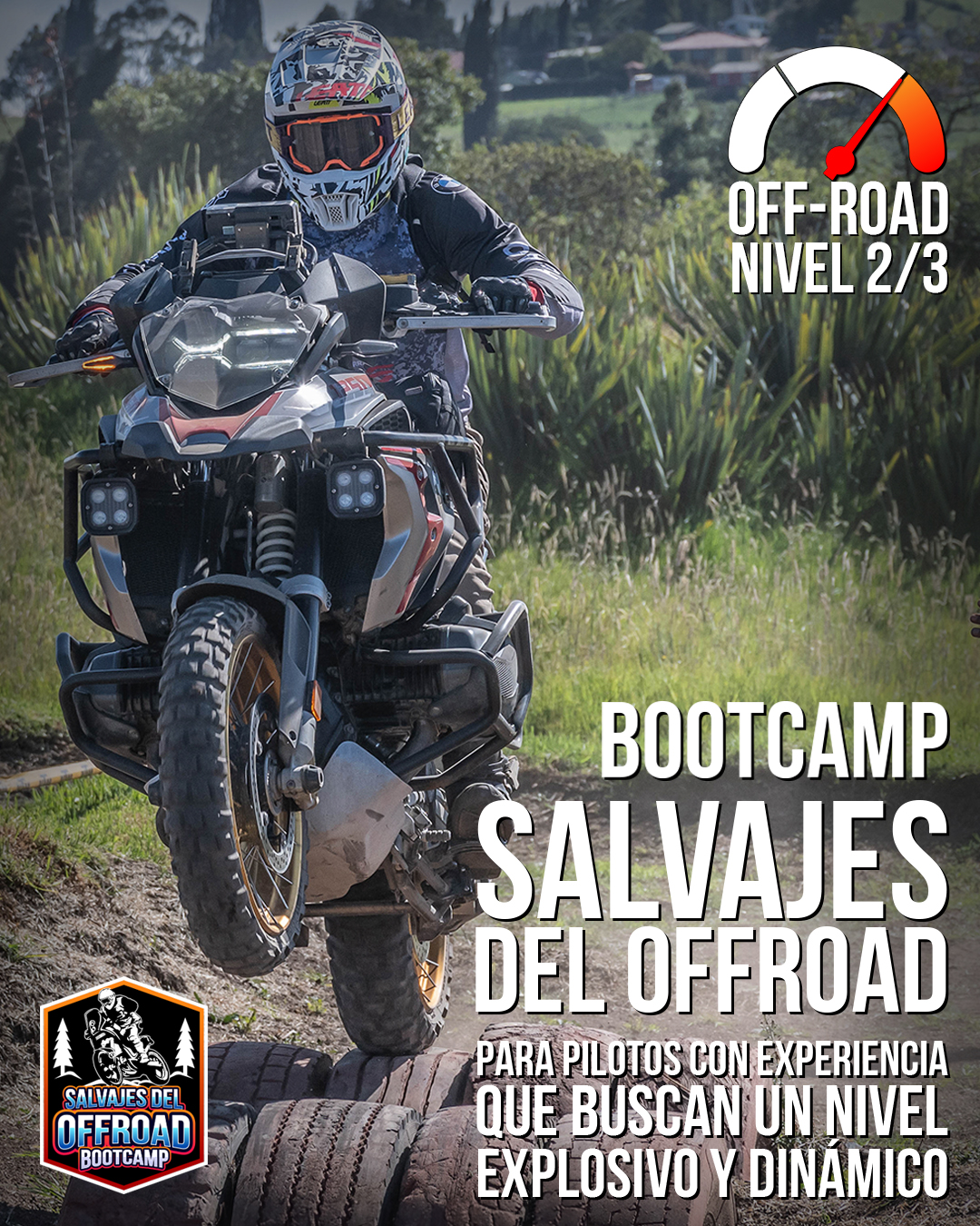 Bootcamp Salvajes del offroad curso moto