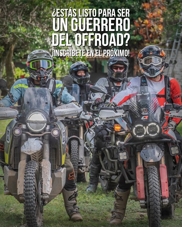 Cursos Offroad alto cilindraje colombia capital rider