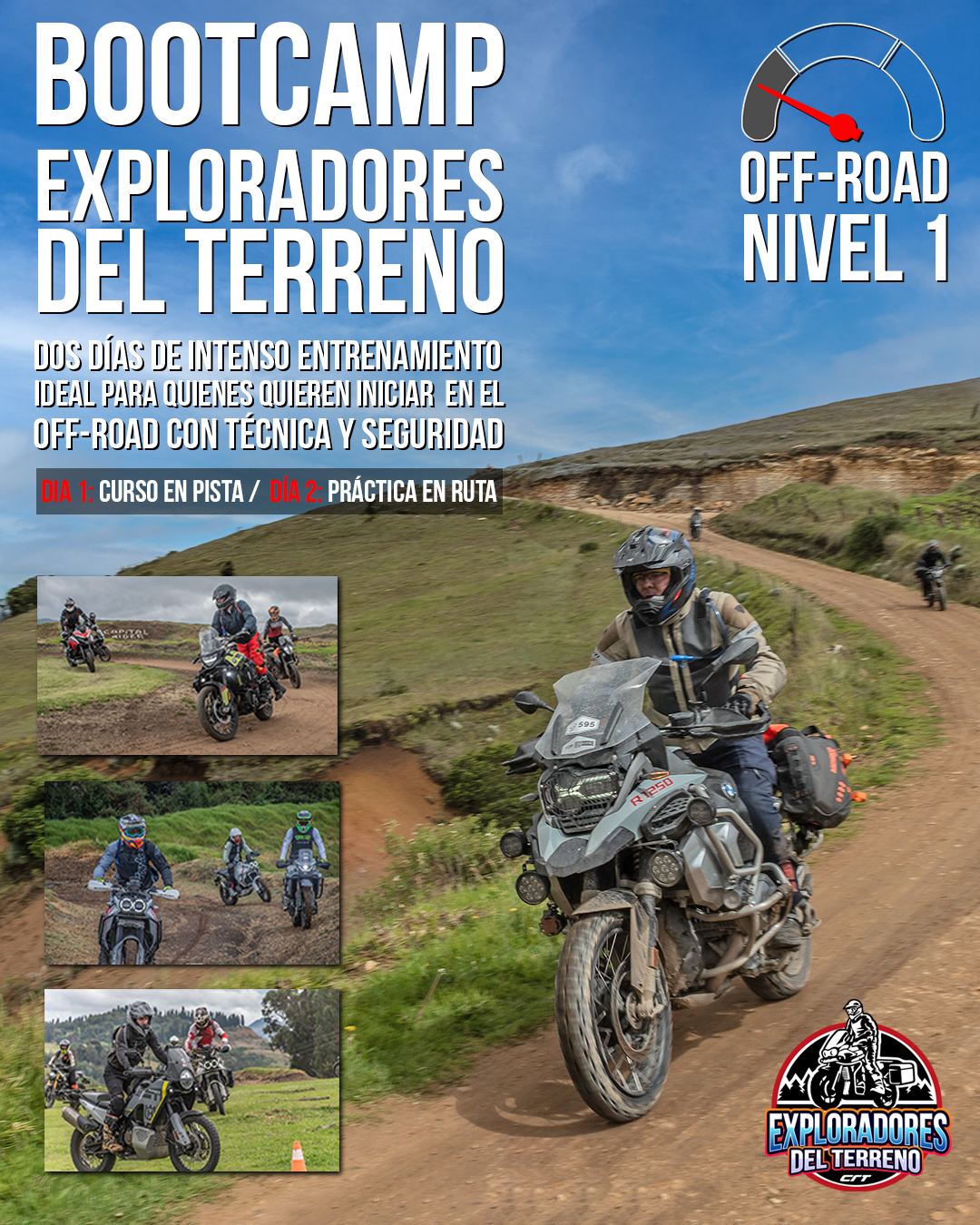curso Offroad moto Exploradores del terreno Capital Rider Colombia