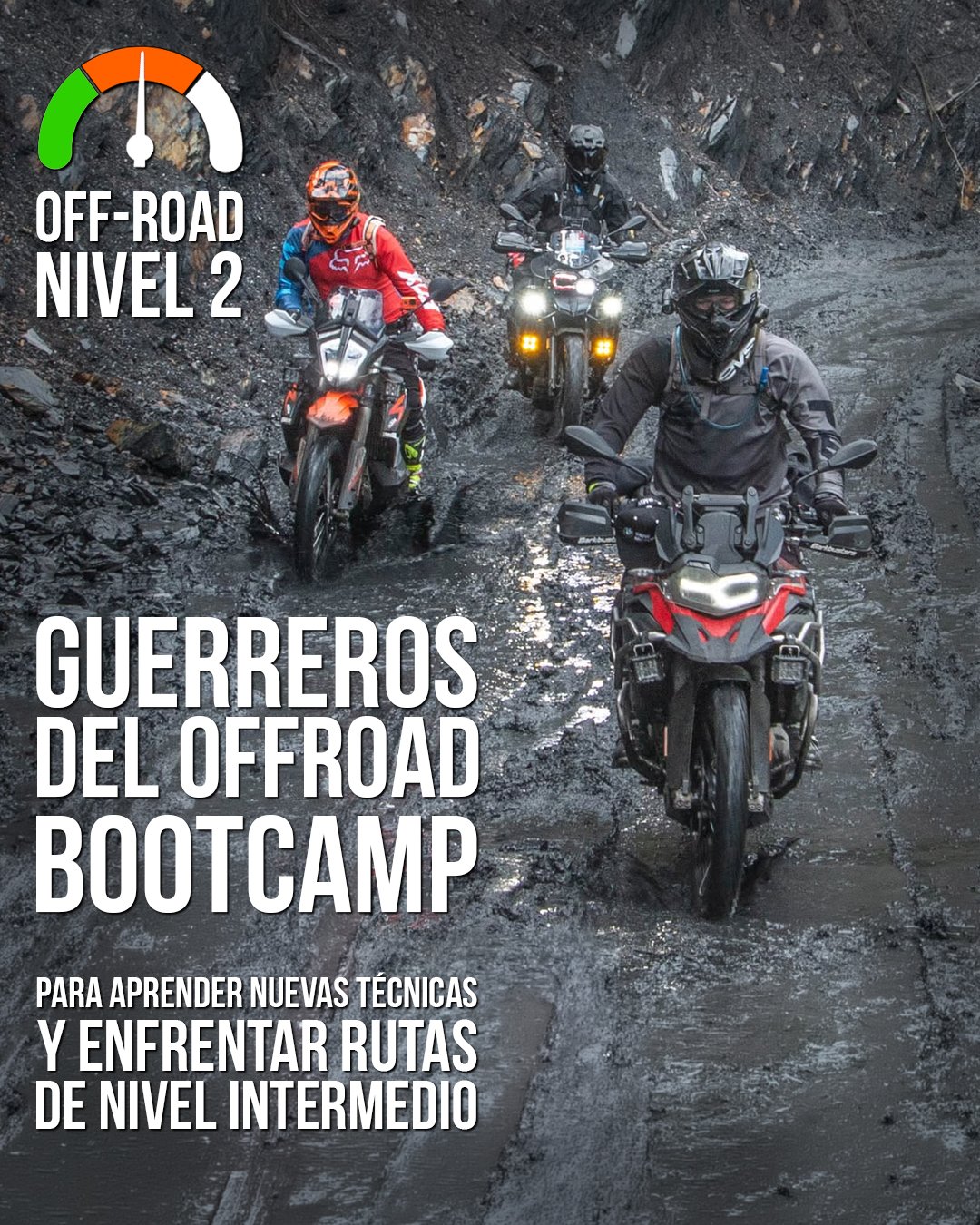 Curso de moto Offroad Colombia Guerreros Capital Rider